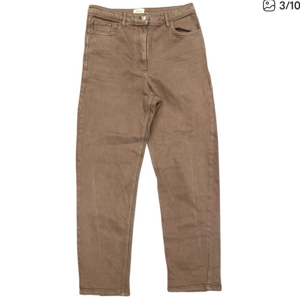 Wilfred Free Size 8 Brown High-Rise Stretch Skinny Pants - Picture 2 of 9